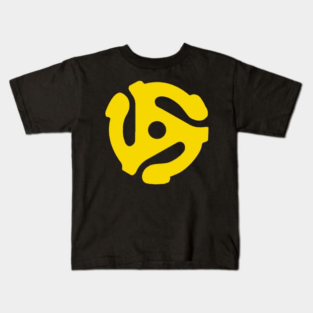 45 Rpm Adaptor Kids T-Shirt by StrictlyDesigns